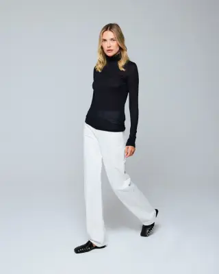 T-shirt en viscose et cachemire — photo 2