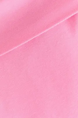 Short moulant en coton avec ceinture repliée - Rose — photo 4
