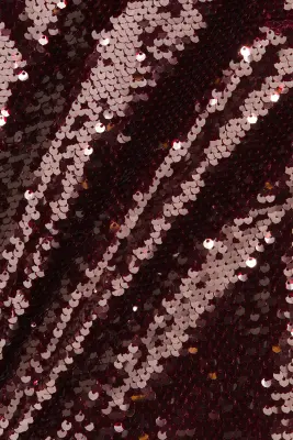 Jupe à sequins - Bordeaux — photo 4