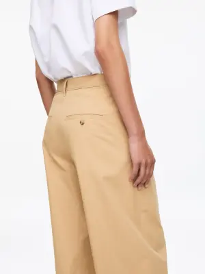 Pantalon jambes barrel - Beige — photo 5