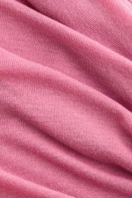 Top à effet superposé en maille - Rose — photo 4