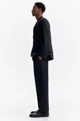 Veste Regular Fit à fermeture droite - Noir — photo 4