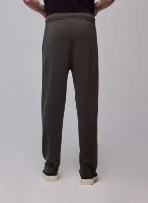 Pantalon Vert en Coton organique / Elasthanne — photo 5