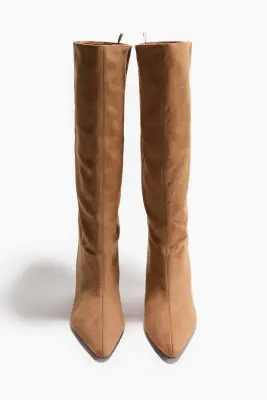 Bottes à bout pointu - Beige — photo 2