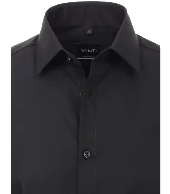 VENTI CHEMISE GRANDE LONGUEUR MODERN FIT Noir — photo 4