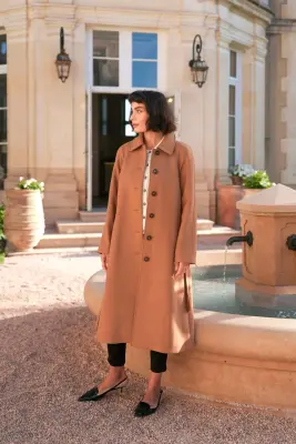 Darcy Wool Coat - Beige — photo 5