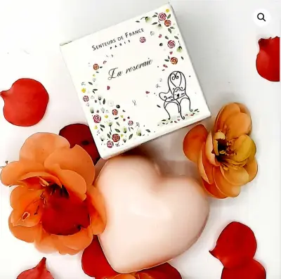 Savonnette Coeur à la rose – Senteurs de France — photo 1