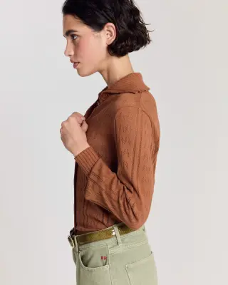 Cardigan Melissa cannelle — photo 2