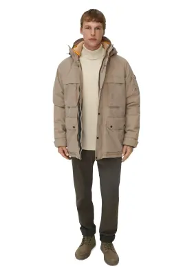 CAMEL ACTIVE PARKA GRANDE LONGUEUR Beige foncé — photo 3