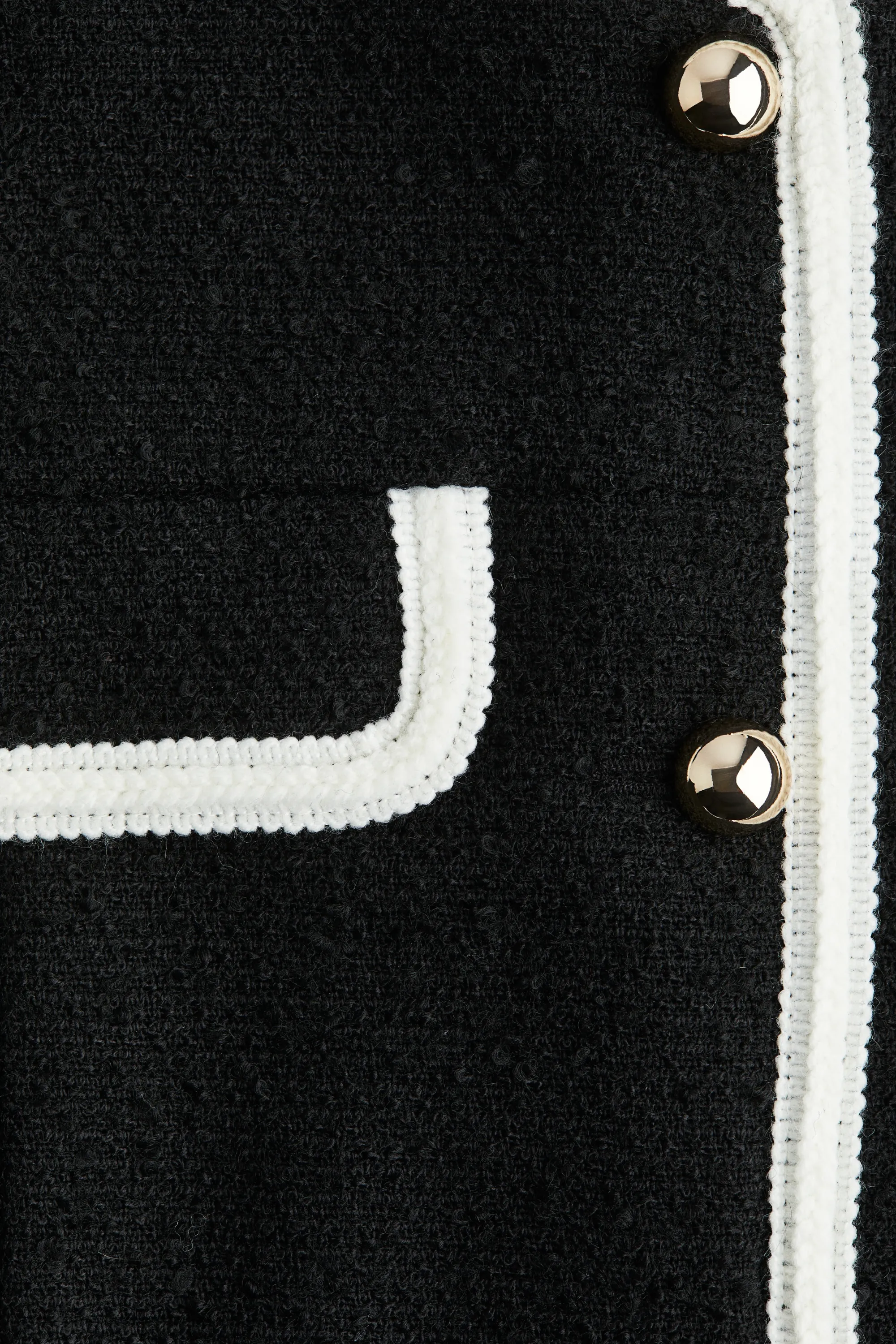 Gilet sans manches en bouclette - Noir