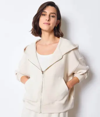 Sweat à Capuche Ecru — photo 3