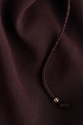 Robe tunique oversize - Marron foncé — photo 2