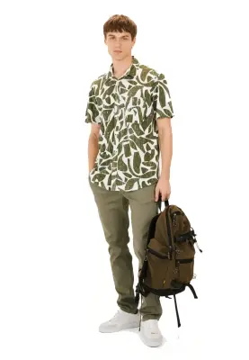 CAMEL ACTIVE CHINO GRANDE LONGUEUR Kaki — photo 5