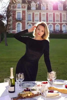 Justine Long-Sleeve Dress — photo 2