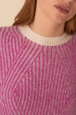 pull chanone ecru/crush — photo 3
