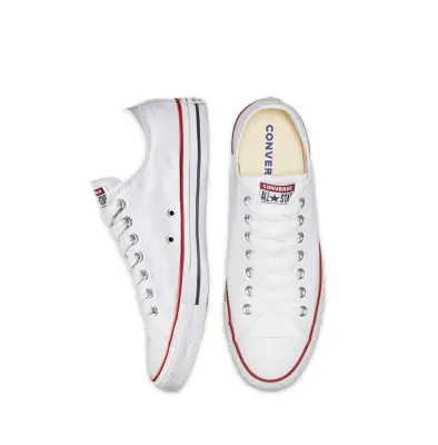 CONVERSE OX TOILE Blanc — photo 4
