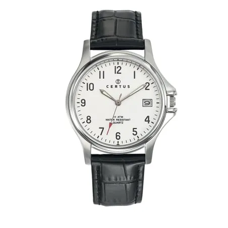 Montre Homme Certus cuir noir 610397