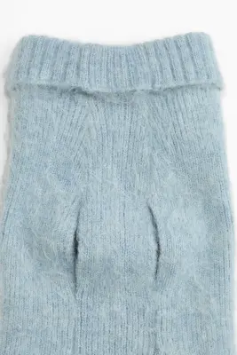 Pull pour chien en maille duveteuse - Bleu ancien clair — photo 4