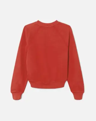 Nouveau ! RE/DONE Sweatshirt Love And Peace Heritage Red — photo 5