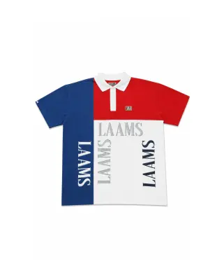 Color Block Polo Navy Red White — photo 1