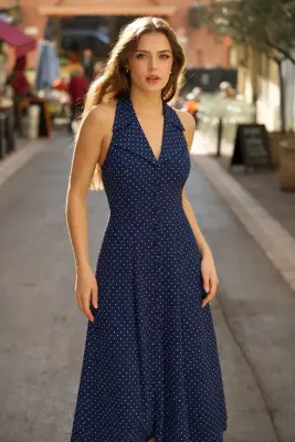 Clarice Polka Dot Dress — photo 3