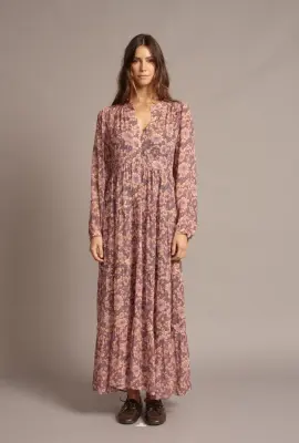 Nouveau ! XIRENA Robe Vera Flowers Cinder Pink — photo 5