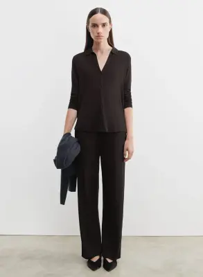 Pantalon en viscose et élasthanne