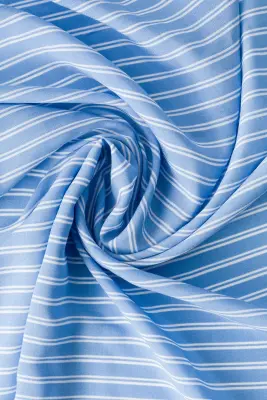 Coupon 3m en viscose rayée — photo 2