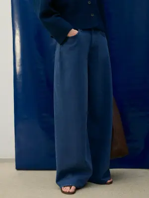 Jean large oversize CEDAR - Bleu — photo 1
