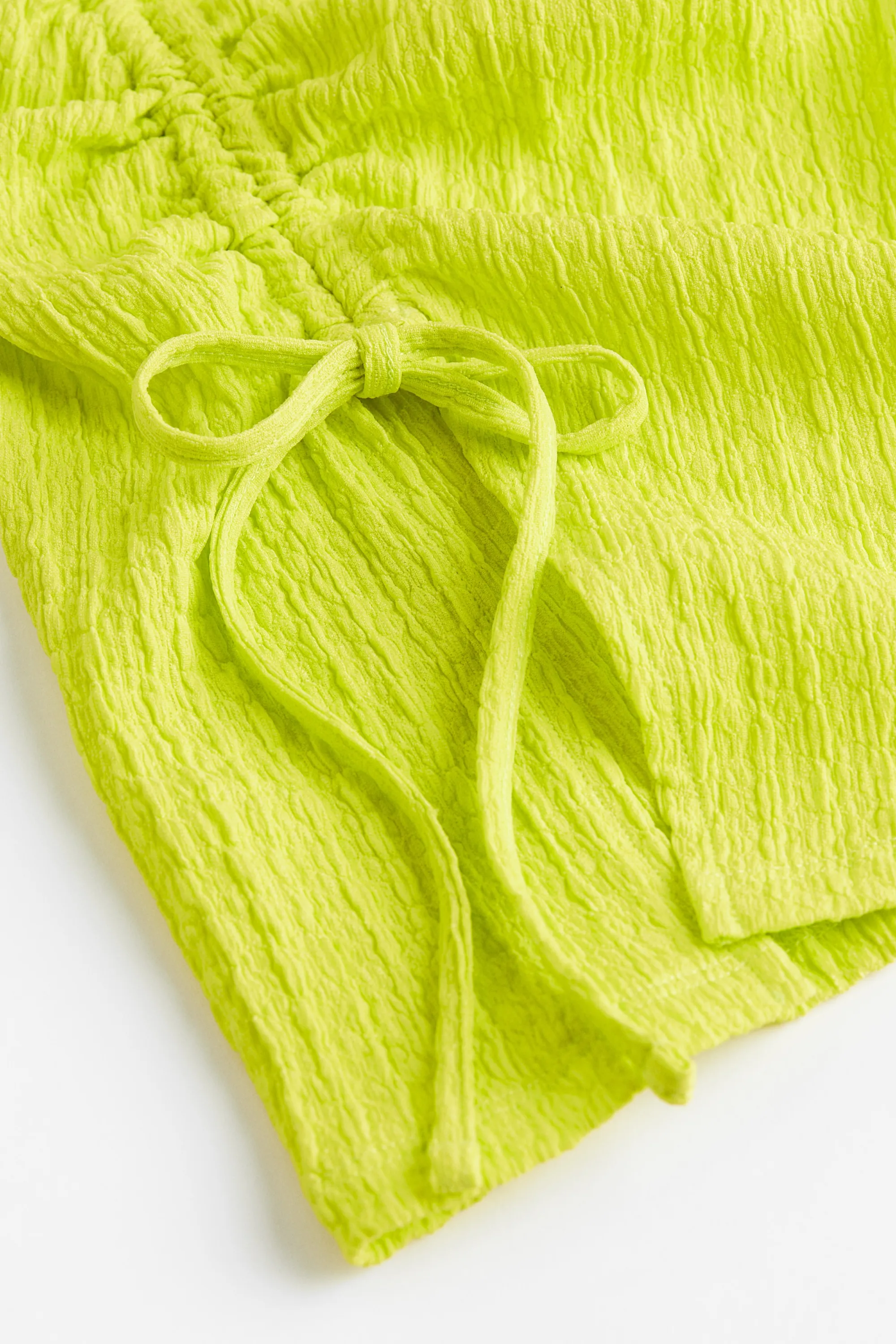 Jupe de plage avec lien de serrage - Vert lime
