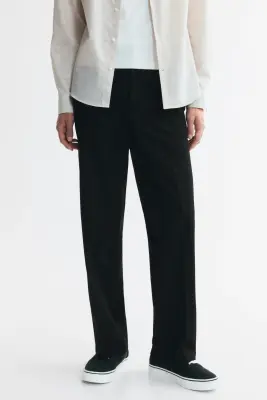 Pantalon Relaxed Fit - Noir — photo 1