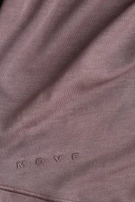 Crop top de yoga à manches longues - Mauve ancien — photo 5