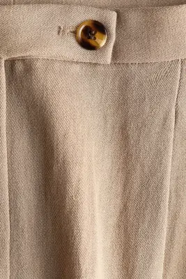 Pantalon chic à jambes larges - Beige — photo 4