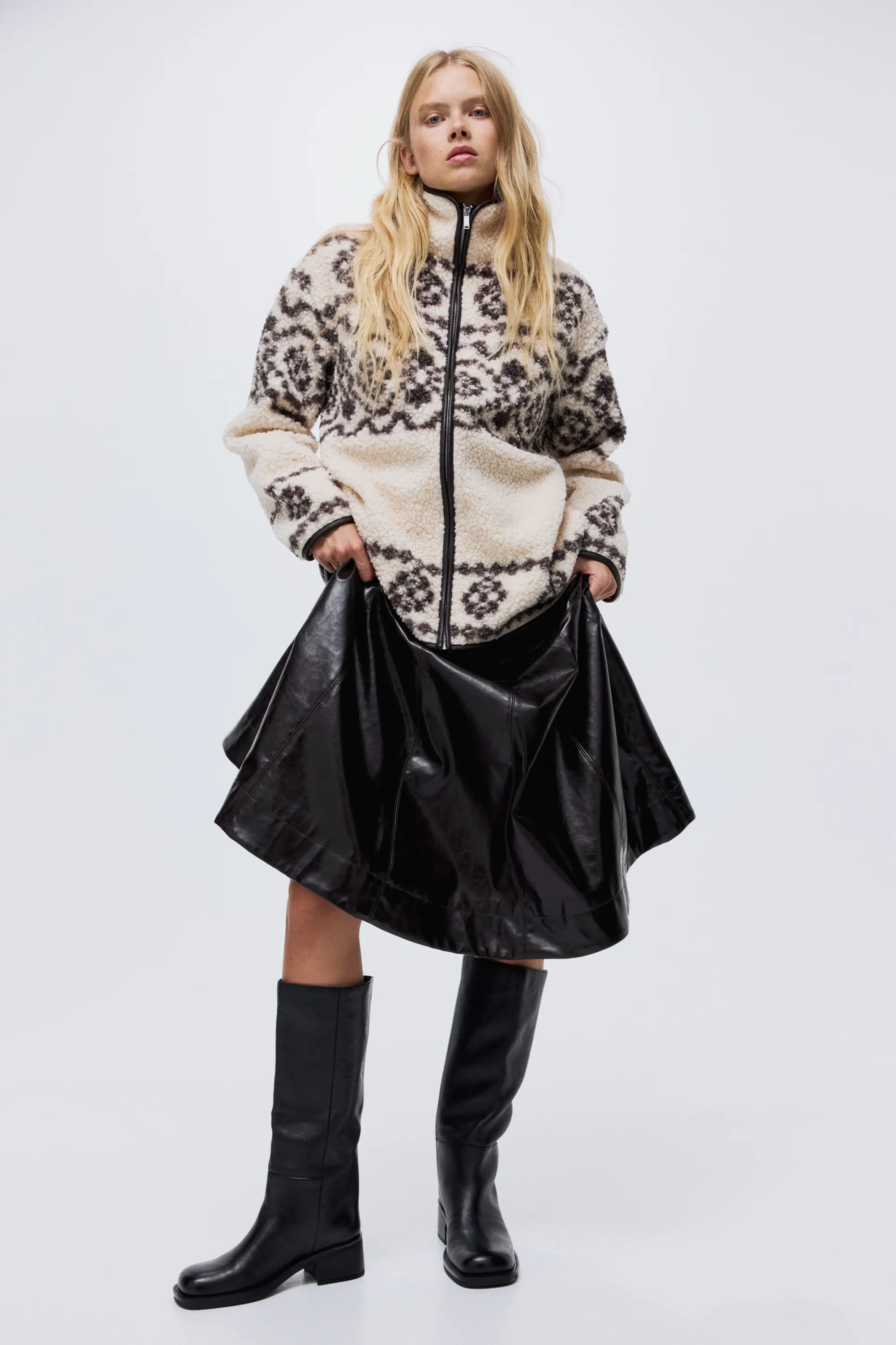 Bottes en cuir - Noir