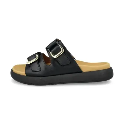 Sandales Gabor 63.756.27 Noires - Lacets Velcro Grande Pointure Femme — photo 2