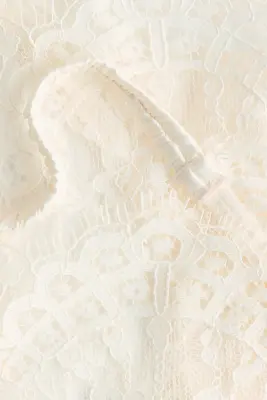 Lot de 2 strings Tanga en dentelle - Crème — photo 3