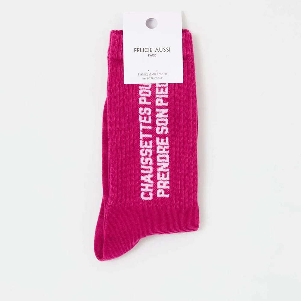 Chaussettes Pour prendre son pied - Félicie Aussi