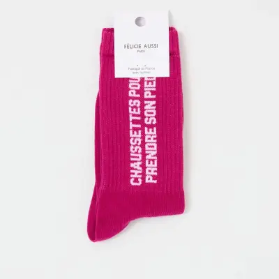 Chaussettes Pour prendre son pied - Félicie Aussi — photo 1