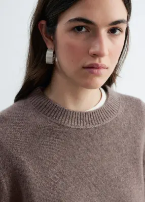 Pull en cachemire mélangé - Taupe foncé — photo 2