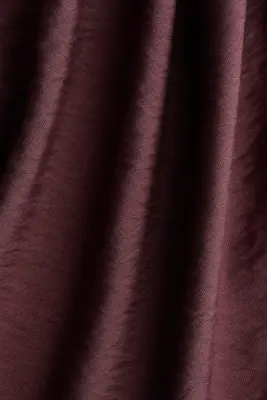 Jupe à détail torsadé - Rouge prune — photo 4