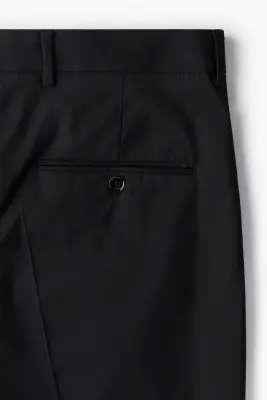 Pantalon de costume Straight Fit - Noir — photo 2