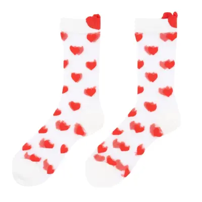 Chaussettes Transparentes Coeur – Coucou Suzette — photo 2