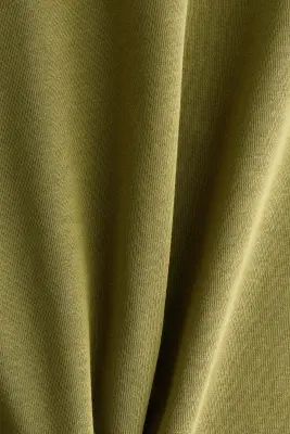 T-shirt oversize en coton - Vert olive — photo 4
