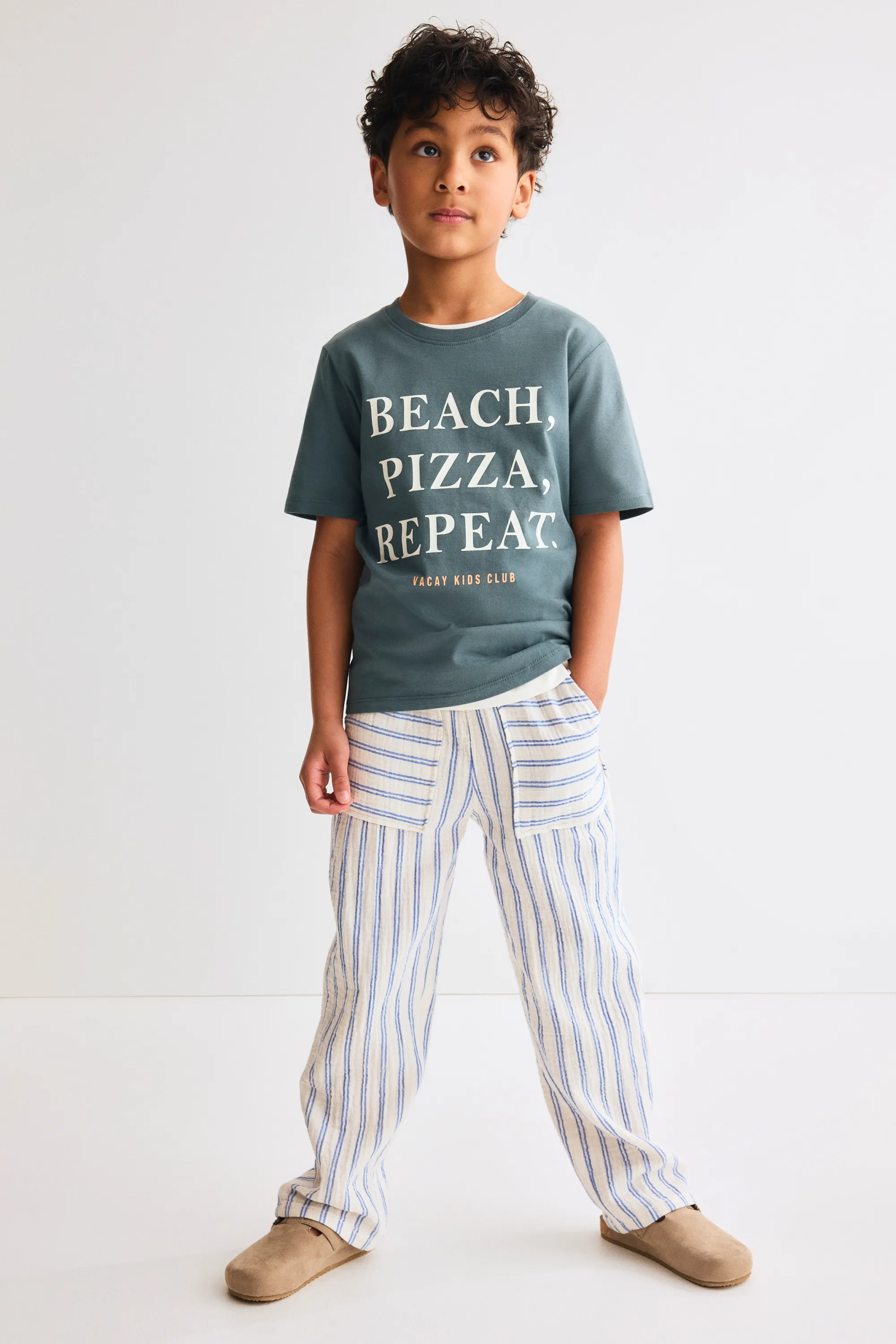 T-shirt imprimé - Turquoise foncé/Beach