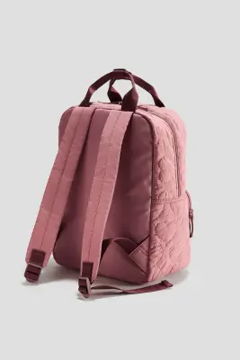 Sac à dos avec motif - Rose ancien/cerises — photo 1