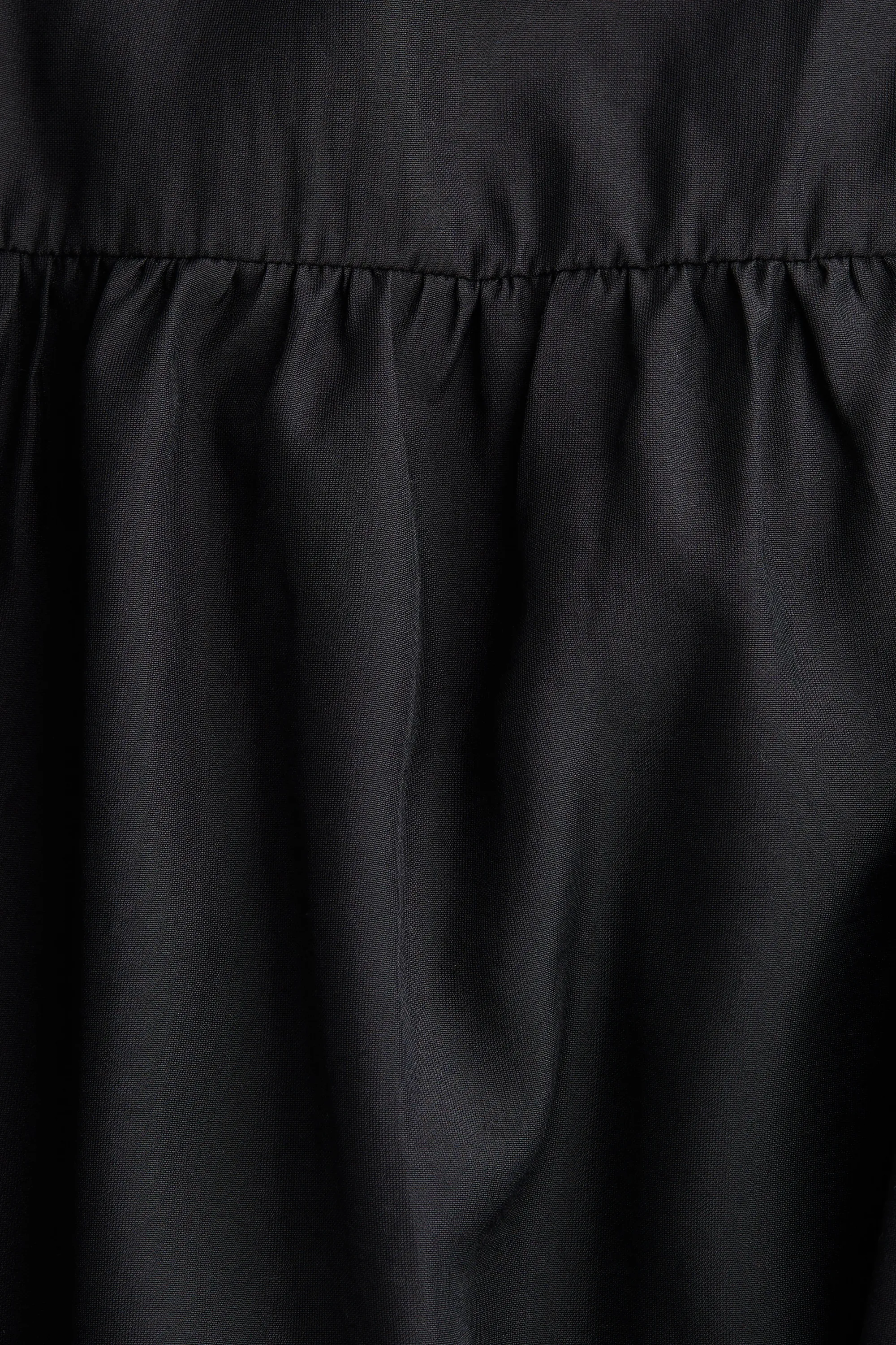 Robe maxi avec encolure carrée - Noir