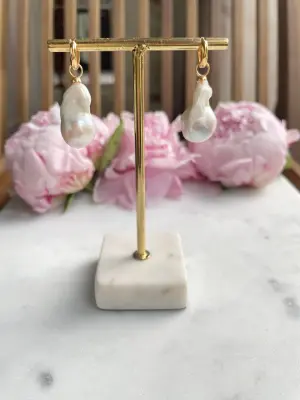 Nouveau ! ALHAJA Boucles d'oreilles Lolita Perle — photo 2