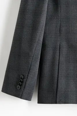 Veste de costume Regular Fit - Bleu marine/carreaux — photo 4