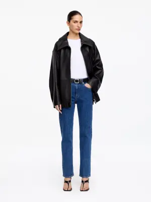 Ceinture en cuir - Noir — photo 1