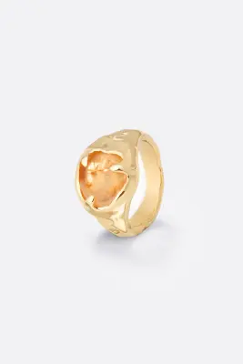 BAGUE FAUVE - Plaqué or 3 microns — photo 4